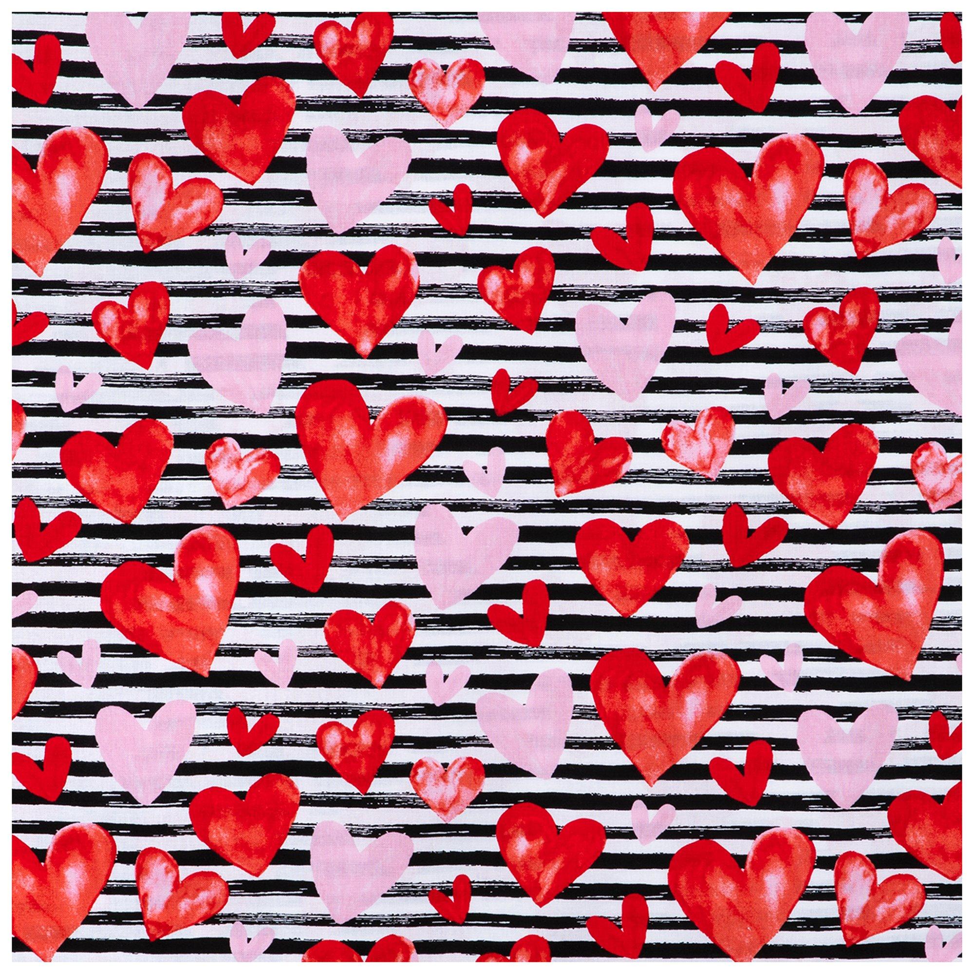 Hearts & Stripes Cotton Fabric Hobby Lobby 2230837