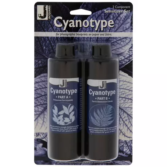 Cyanotype Sensitizer Kit, 16oz Cyanotype Kit, 2 Part Sensitizer, Cyanotype Dye Kit - Cyanotype Kit Solar Print Set, Cyanotype Kit – DIY Kit to Make