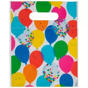 Birthday Balloons Zipper Bags