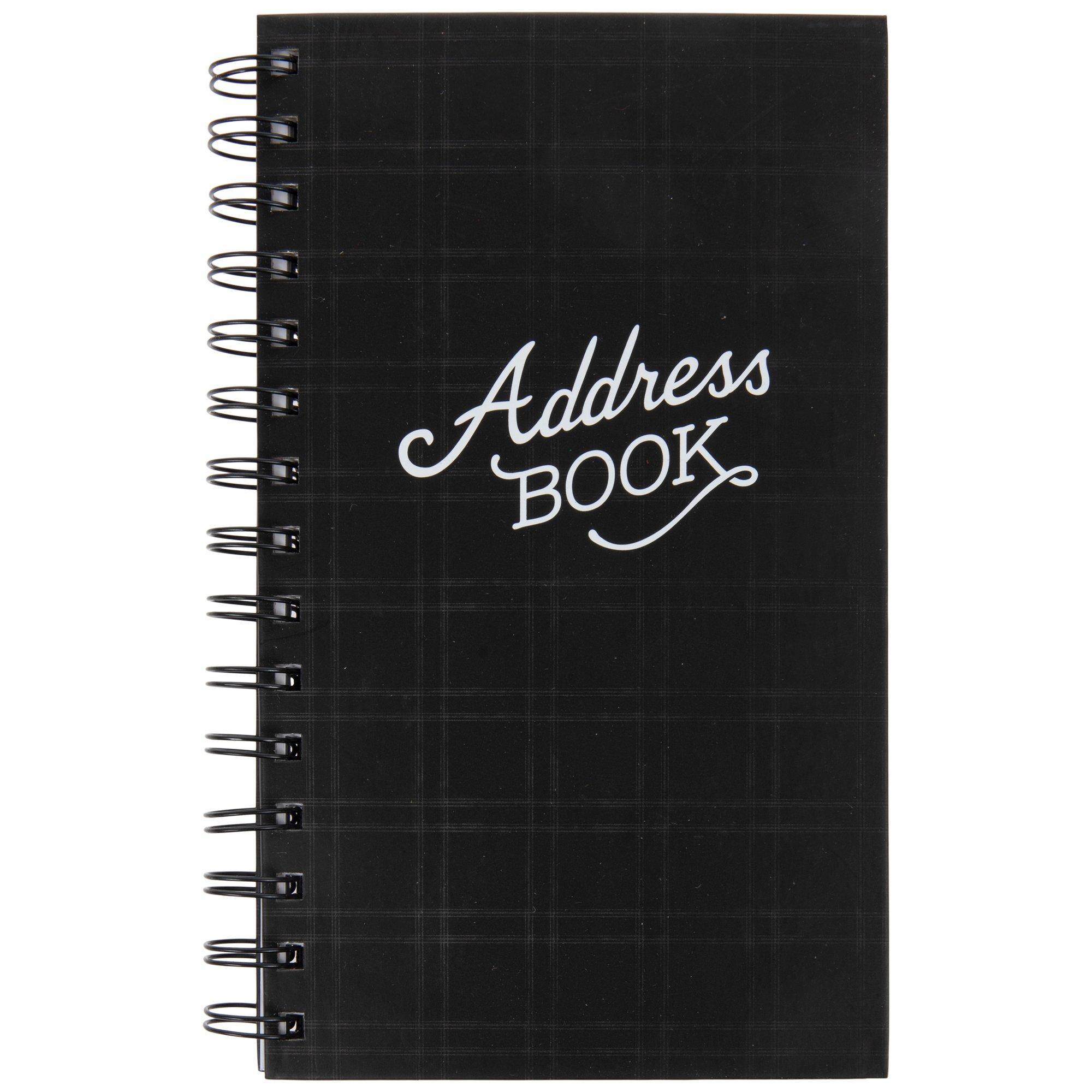 Black & White Plaid Address Book Hobby Lobby 2233104