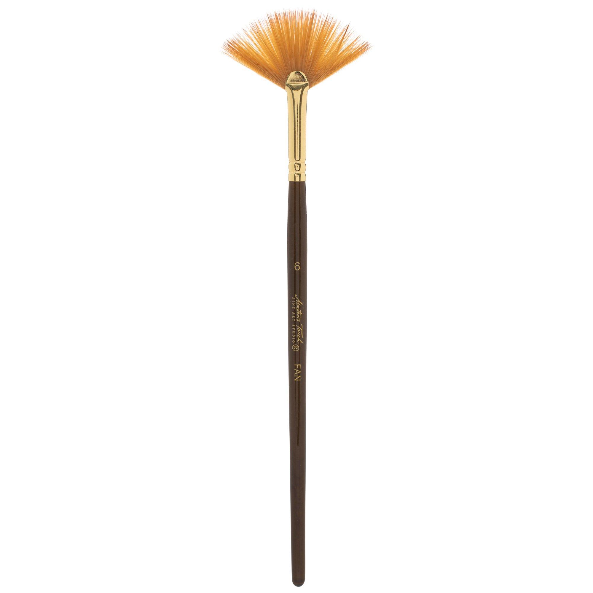 Gold Taklon Fan Paint Brush Hobby Lobby 2233617