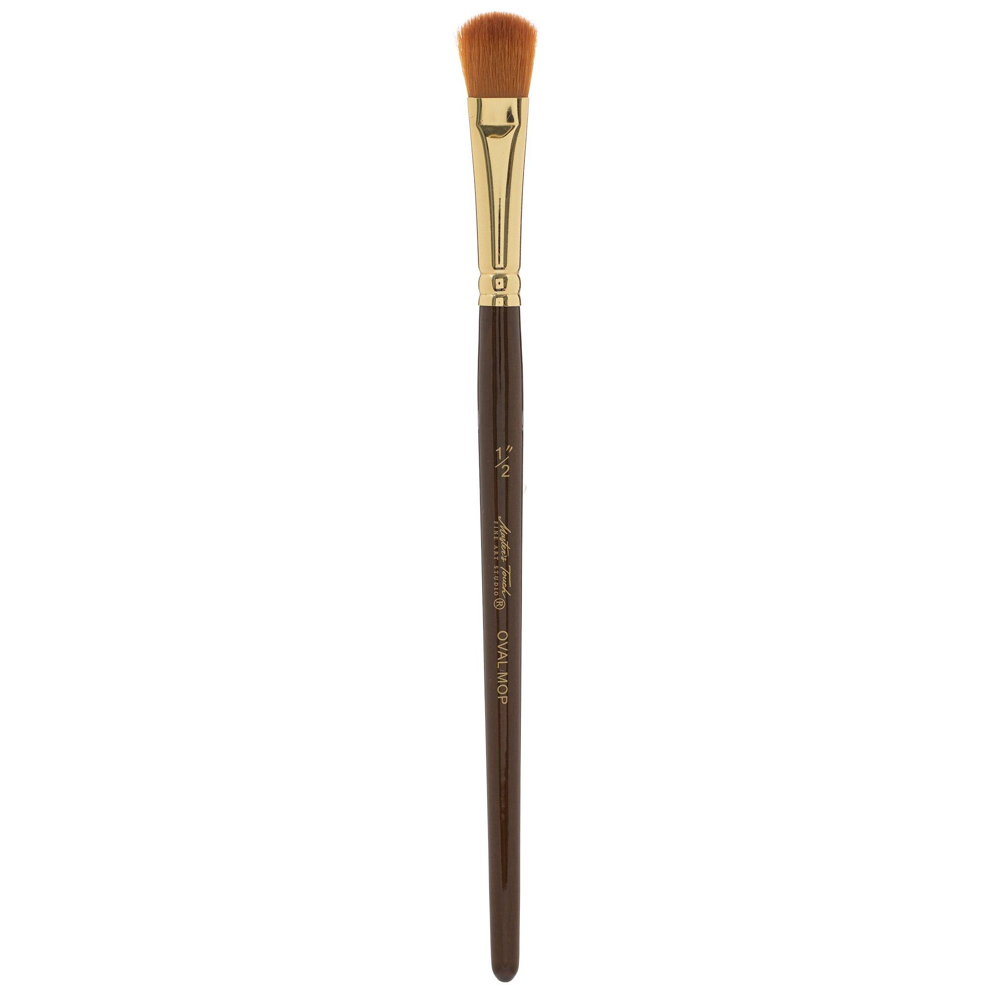 English Oval Mop Watercolor Brush