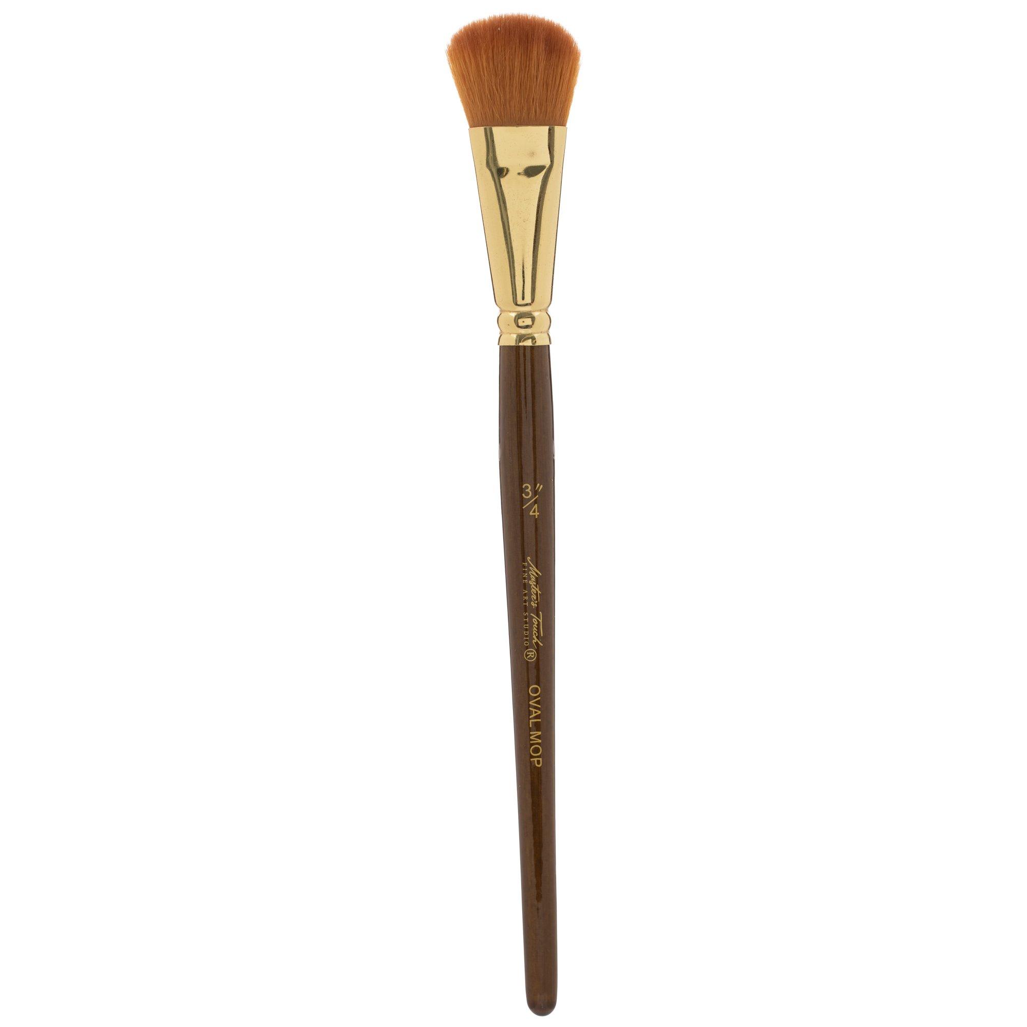 Gold Taklon Oval Mop Paint Brush Hobby Lobby 2233732