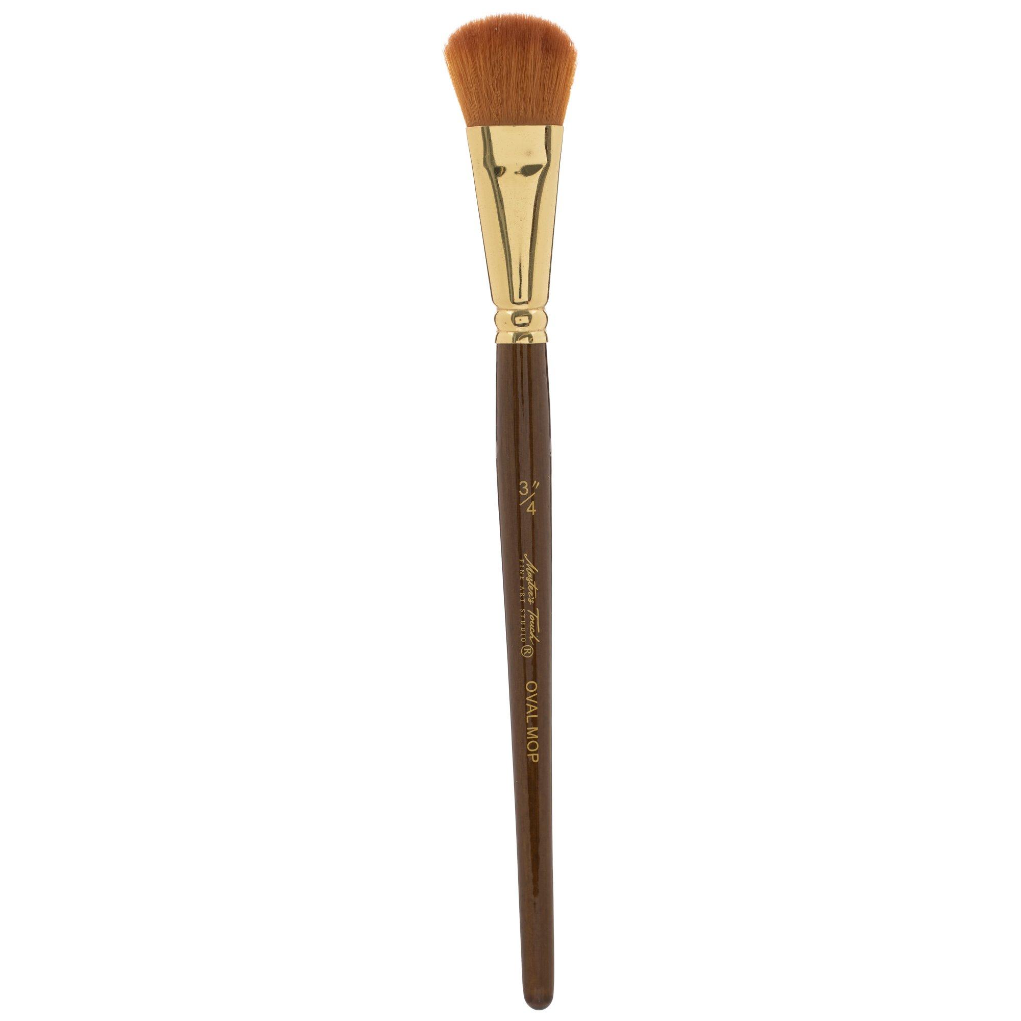 Gold Taklon Oval Mop Paint Brush | Hobby Lobby | 2233732