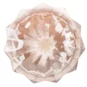 Pink Umbrella Cut Glass Knob