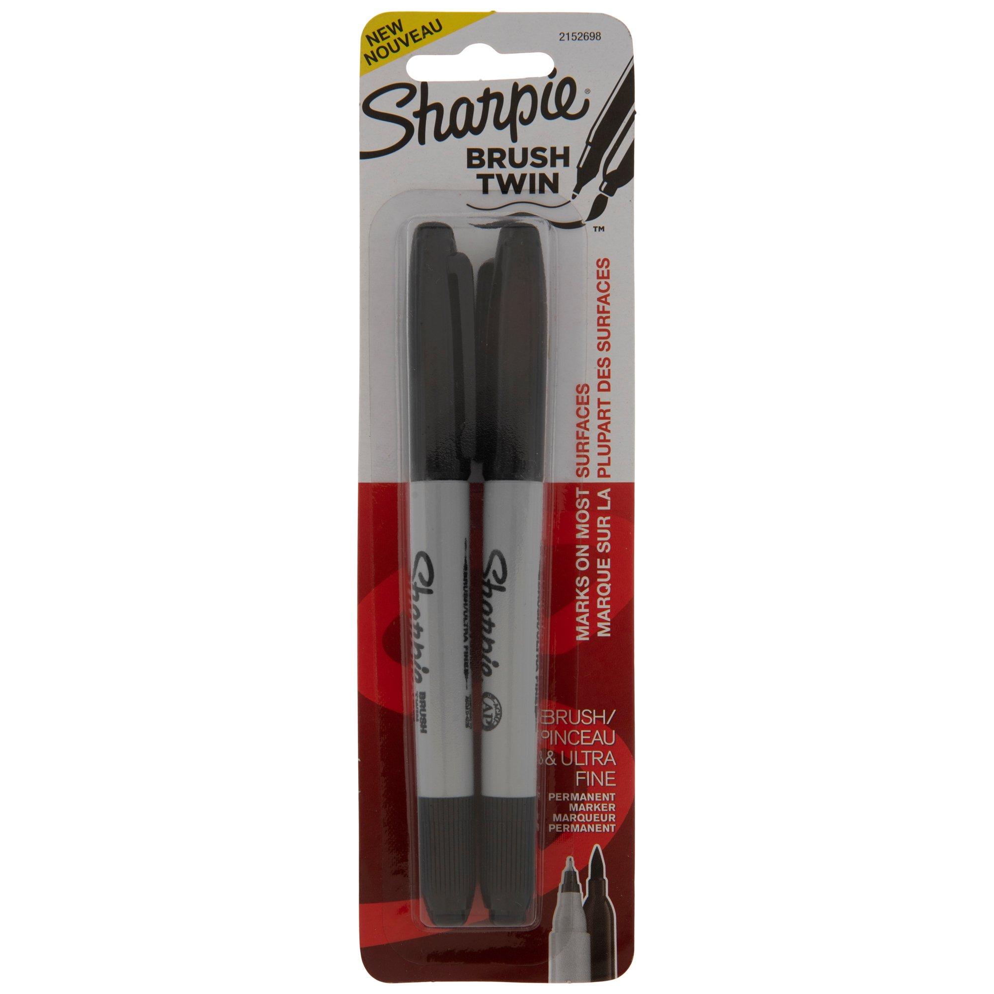 Sharpie Brush Twin Markers - 2 Piece Set