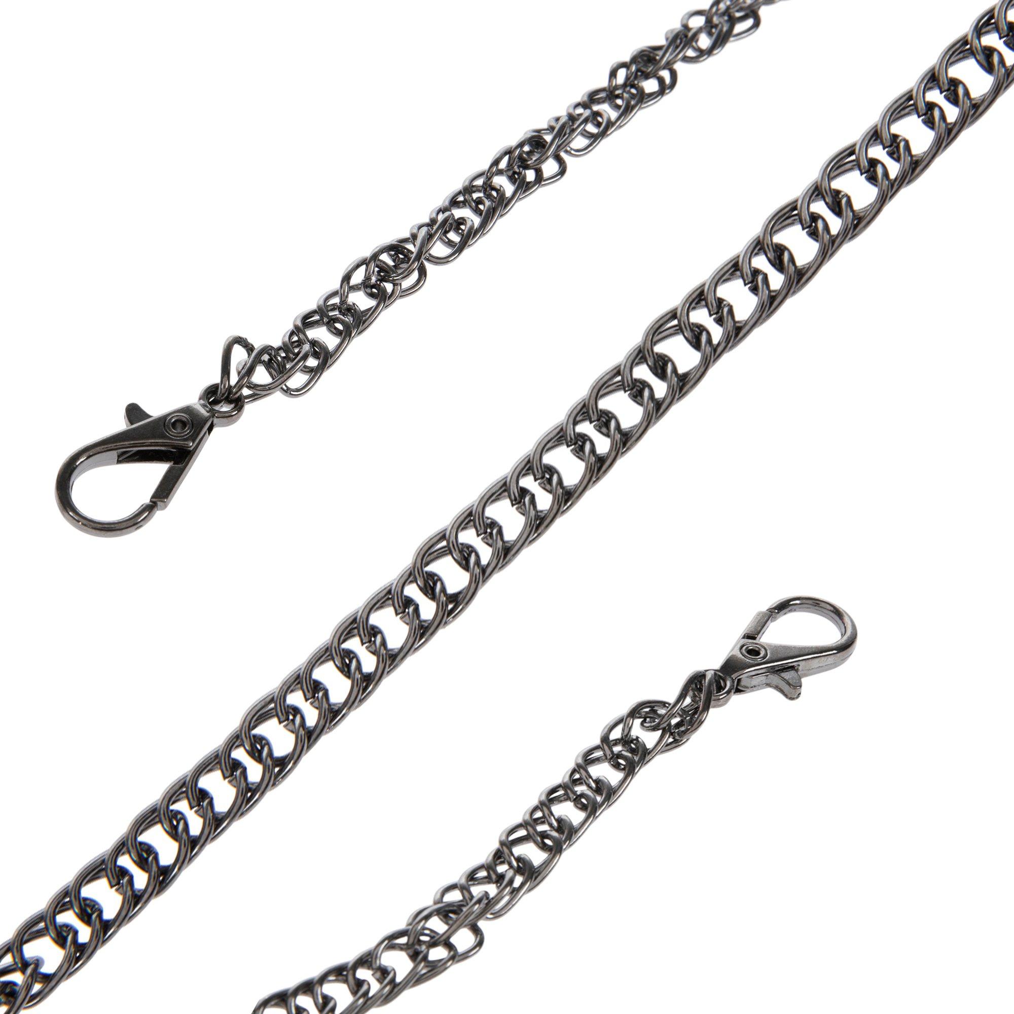 metal chain for purse chain shoulder strap Black Chain Bag Strap