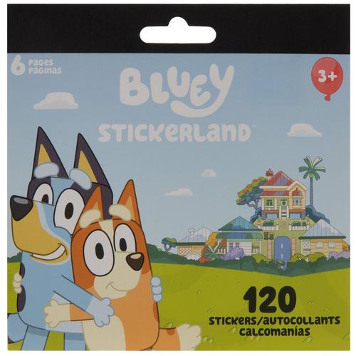 A second current Sandylion Stickerland pad in retail packaging