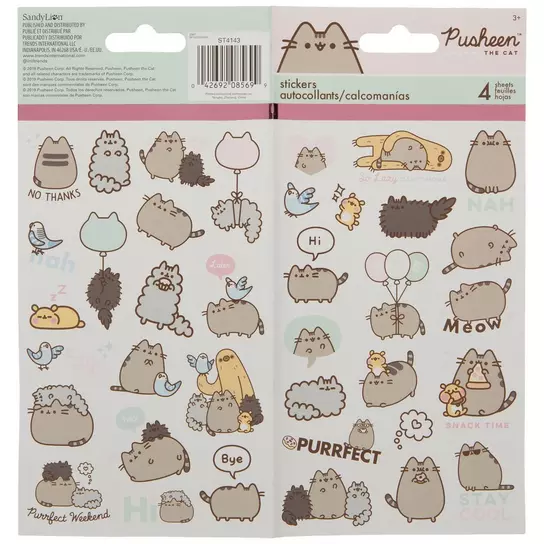 Official Pusheen Stickers: Buy Online on Offer