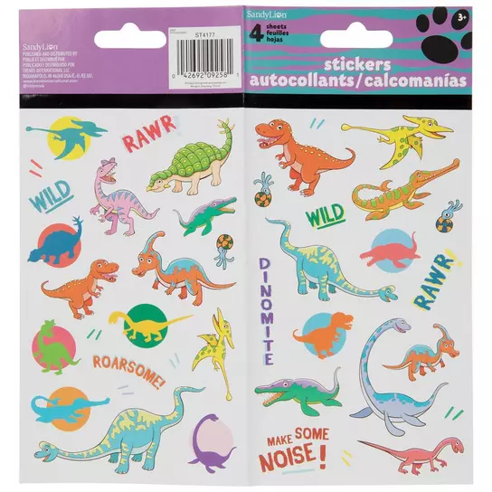 Dinosaur Stickers, Hobby Lobby