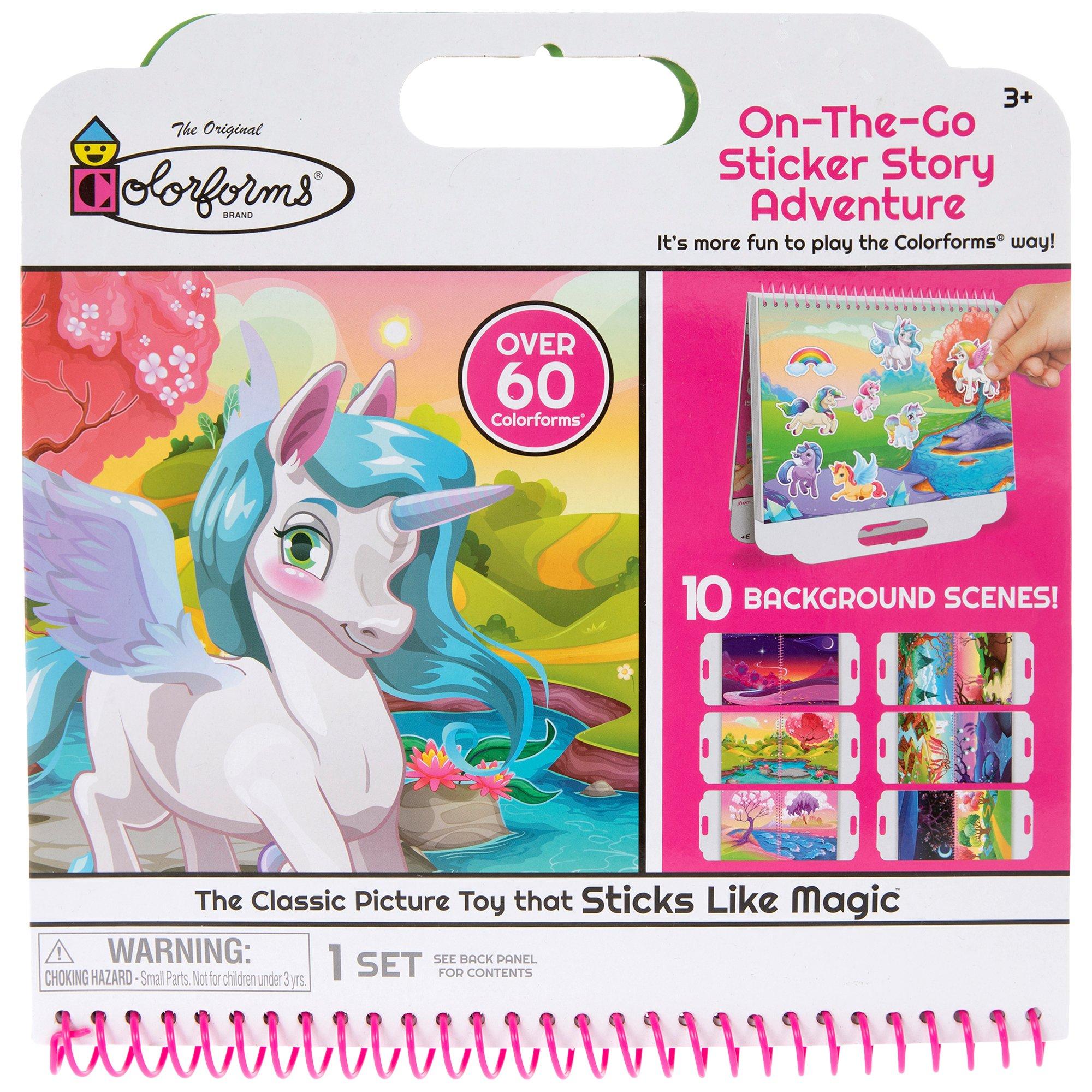 Unicorns Colorforms Sticker Story Adventure | Hobby Lobby | 2236917