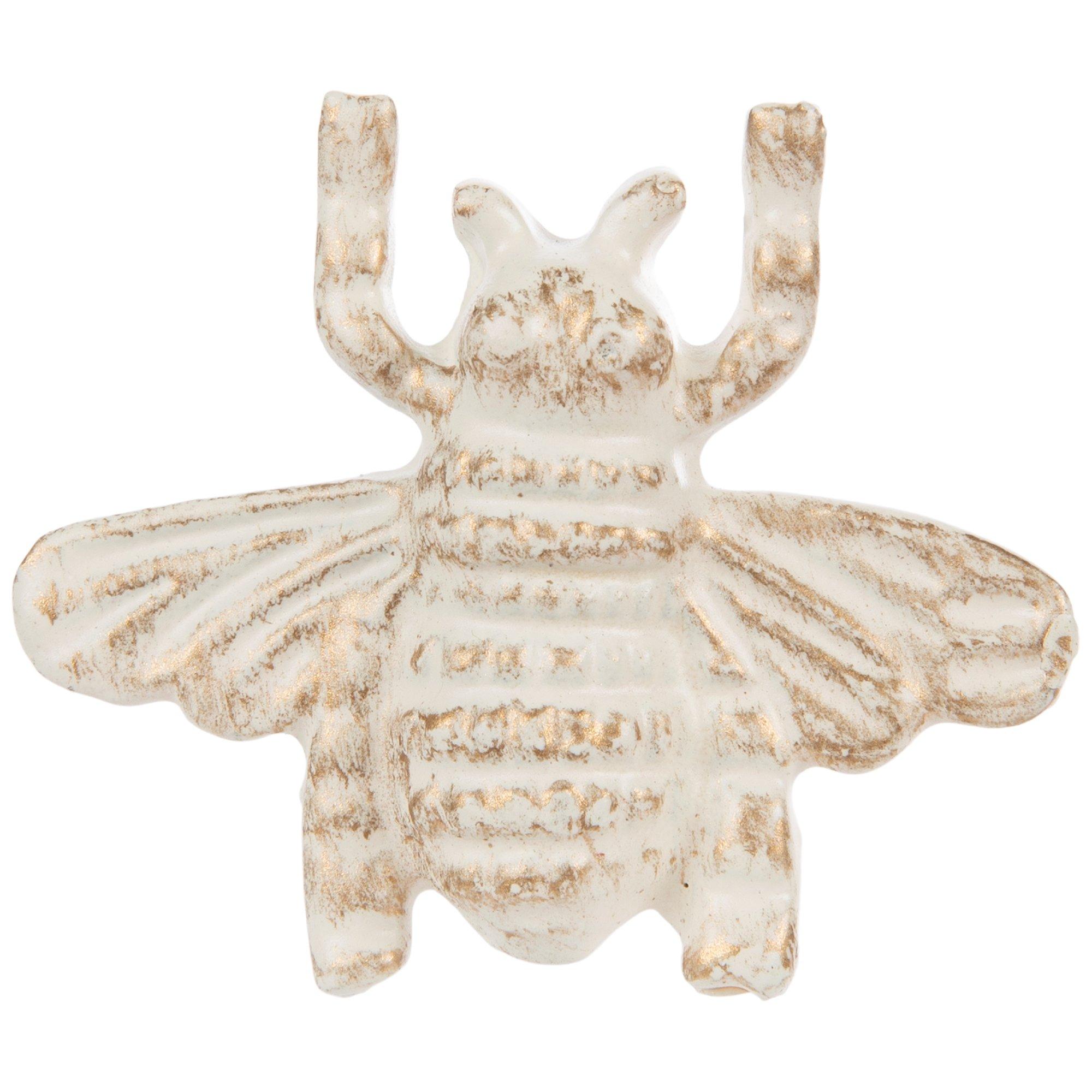 White & Gold Bee Knob Hobby Lobby 2237394