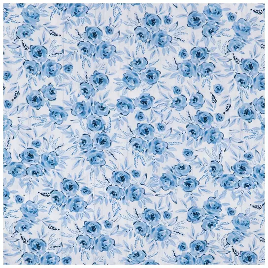 Blue Country Floral Cotton Calico Fabric | Hobby Lobby | 2238962