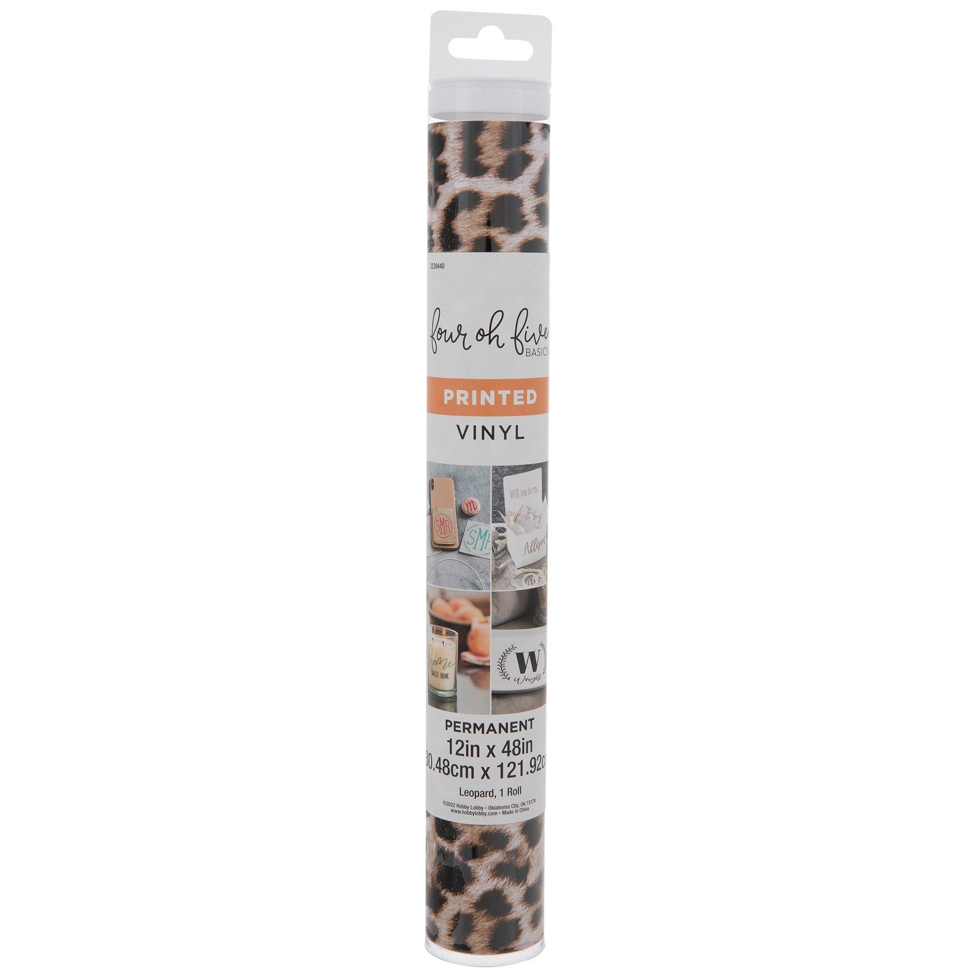Leopard Printed Permanent Self Adhesive Vinyl Hobby Lobby 2239440