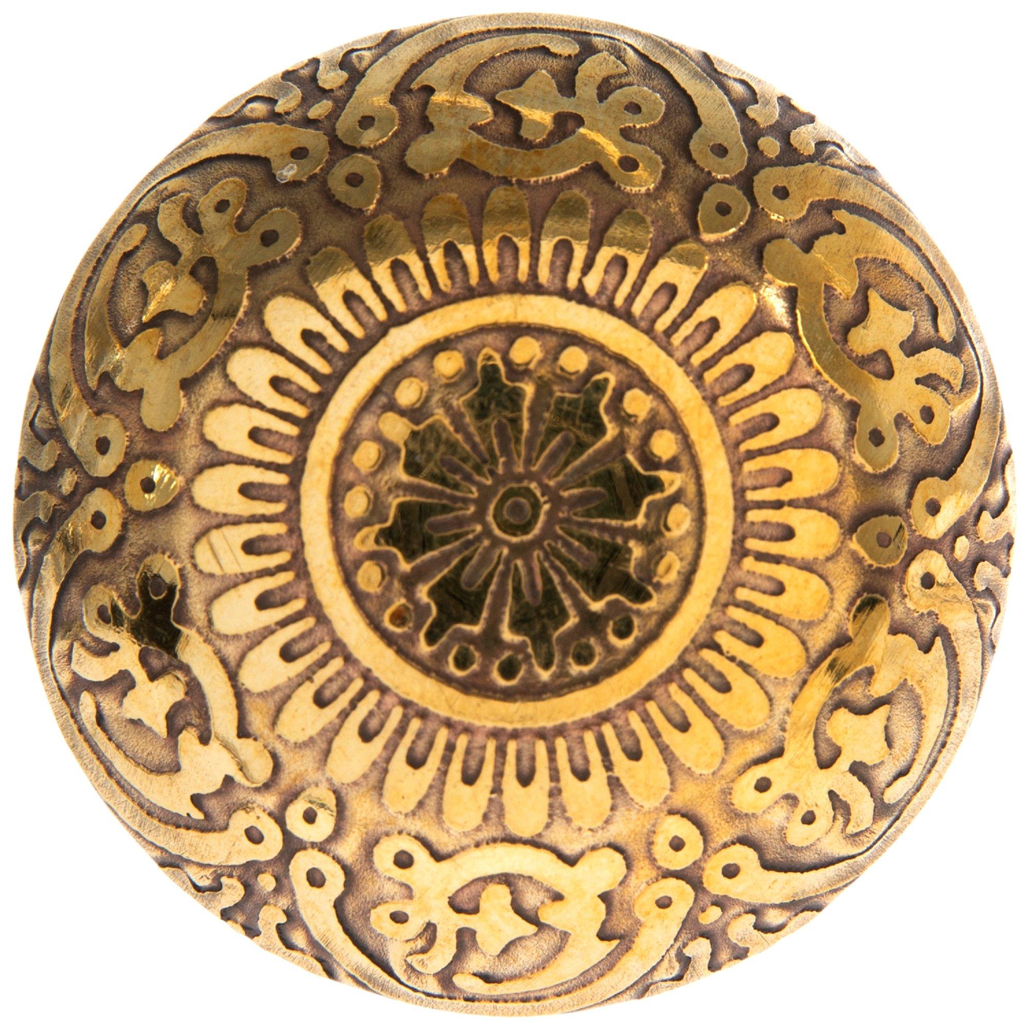 gold dresser knobs hobby lobby Gold Carved Medallion Knob