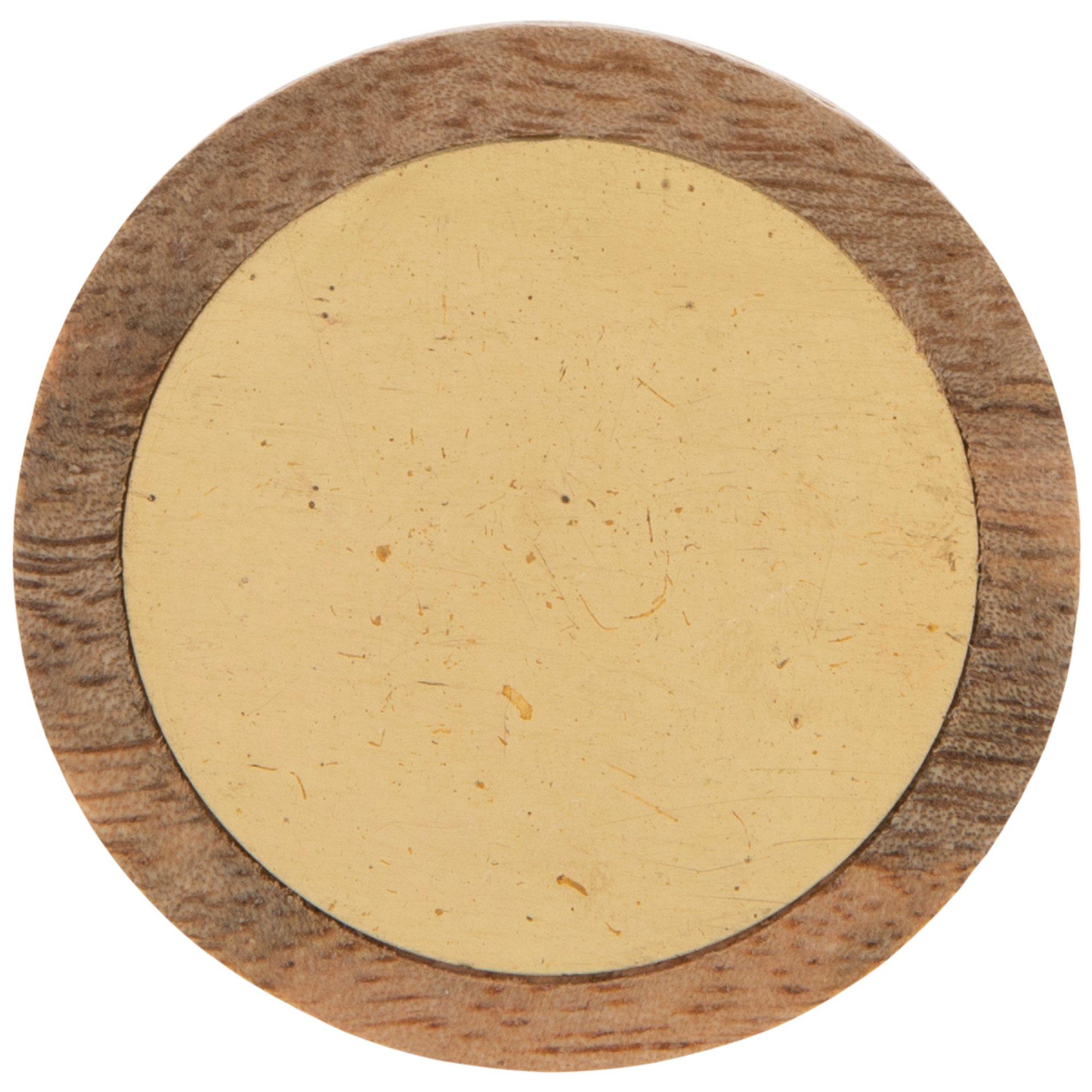 Gold Circle Wood Knob Hobby Lobby 2240356