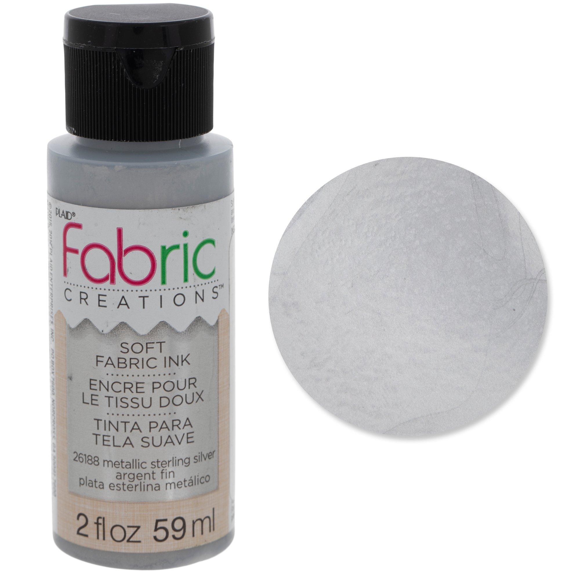 Fabric Creations Soft Fabric Ink Metallic Paint Hobby Lobby 2240422