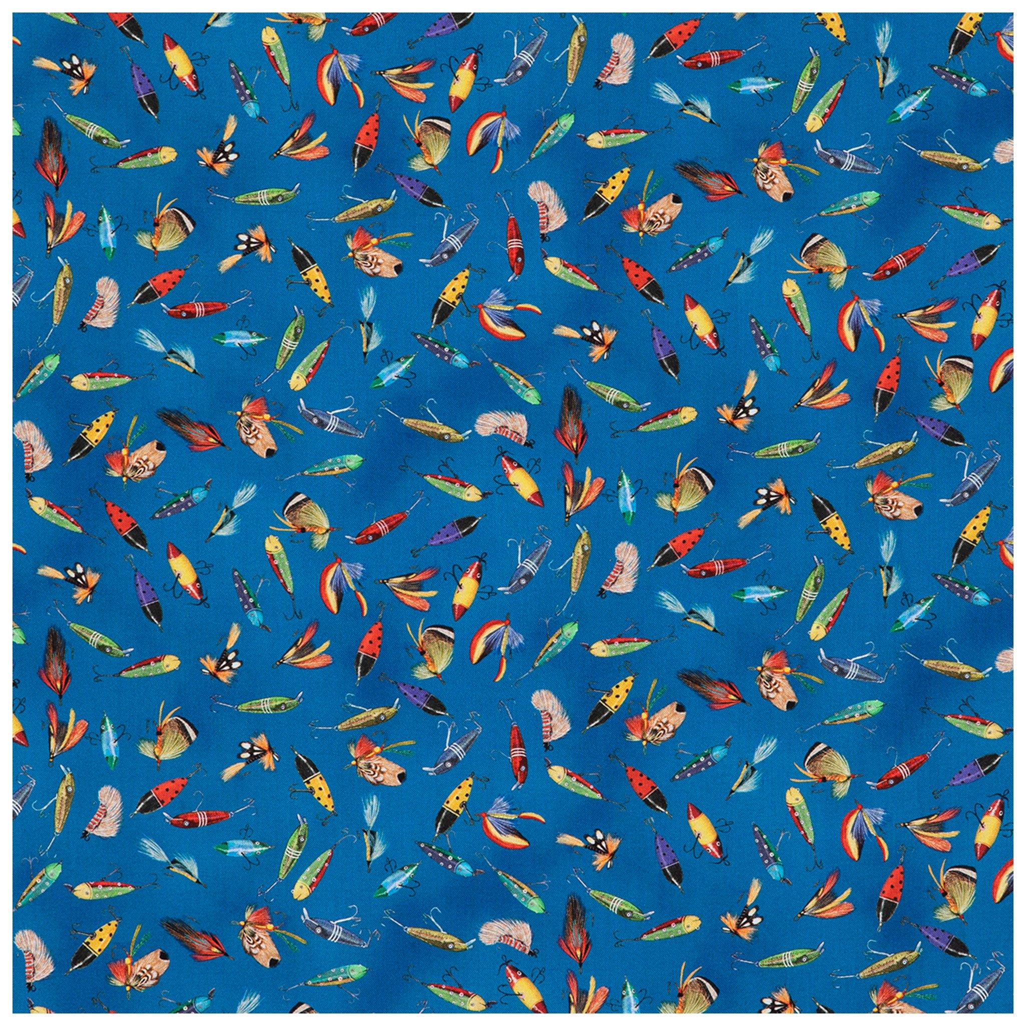Fishing Lures Cotton Calico Fabric Hobby Lobby 2241164