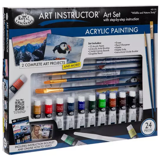 Daler-Rowney Simply Complete Art Set With Easel (115 Pcs) – ATALONDON