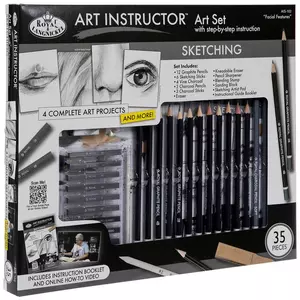 35 Pieces Drawing Kit Art Pencil Set Sketching Kit Professional