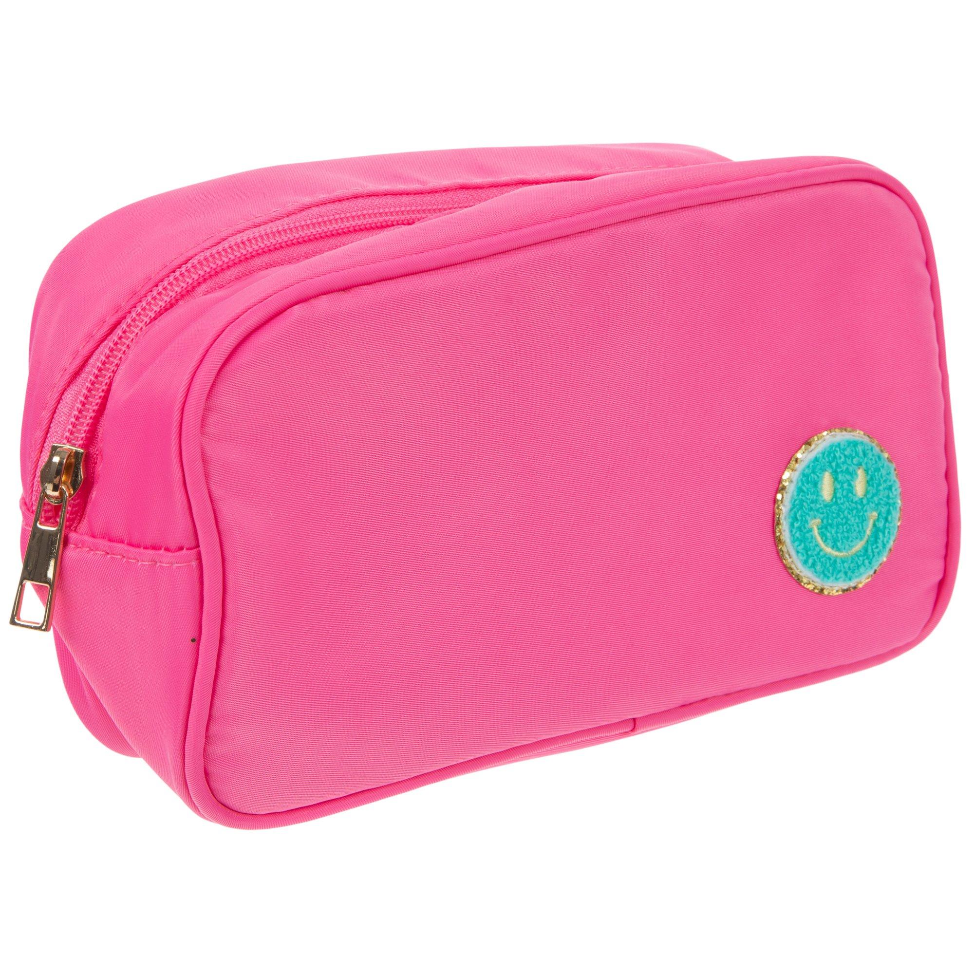 FABULOUS Pink Pencil Pouch with Tassel Zipper