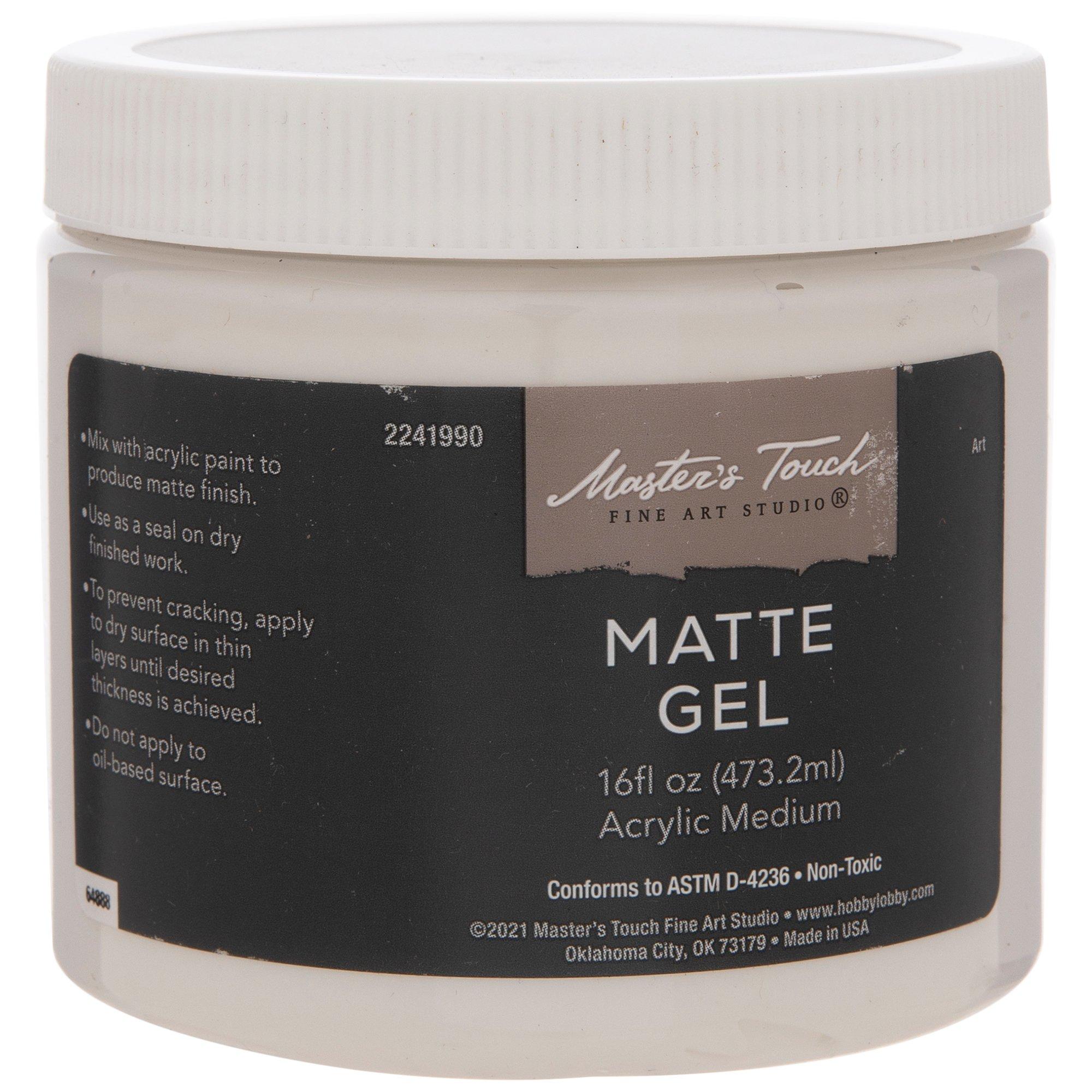 Master's Touch Matte Gel Acrylic Medium Hobby Lobby 2241990