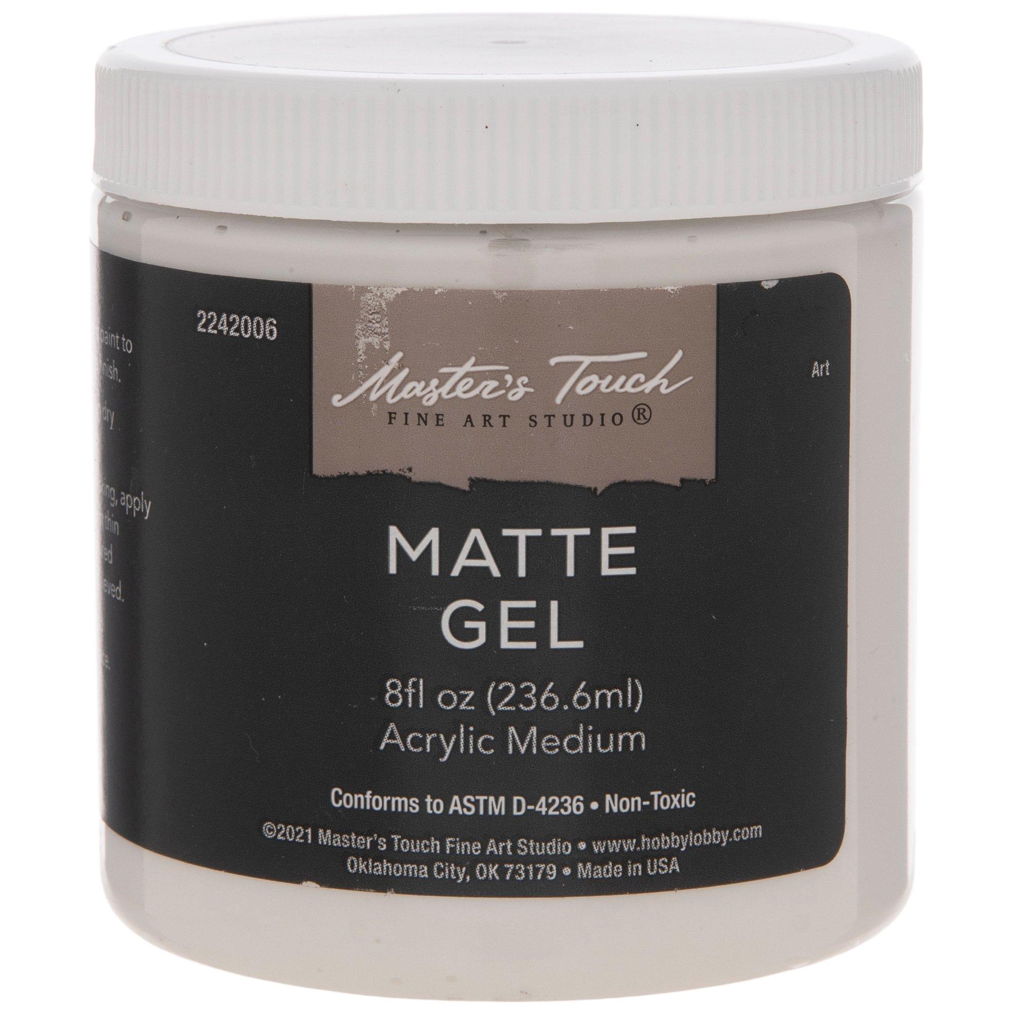 Master's Touch Matte Gel Acrylic Medium Hobby Lobby 2242006