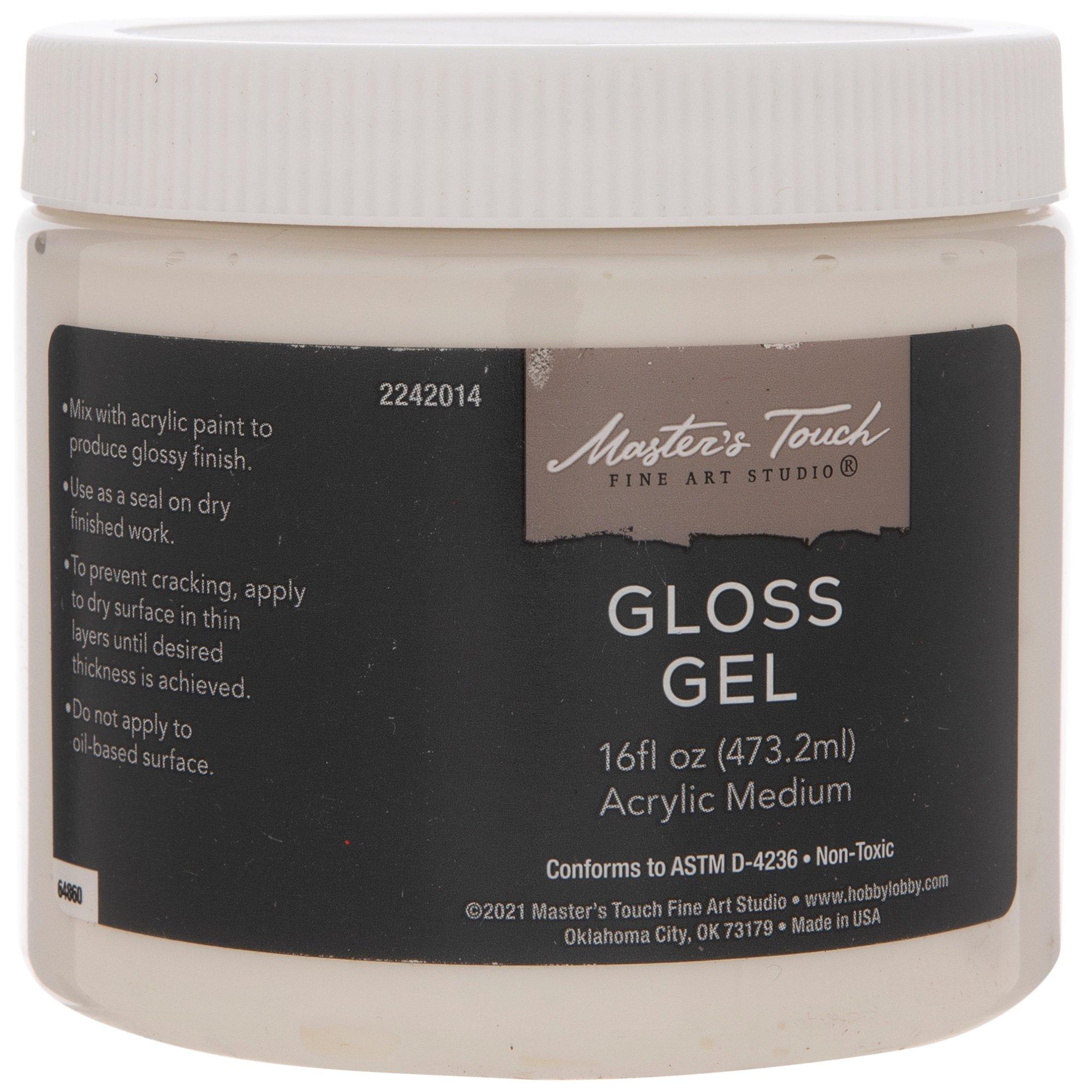 Master's Touch Gloss Gel Acrylic Medium Hobby Lobby 2242014