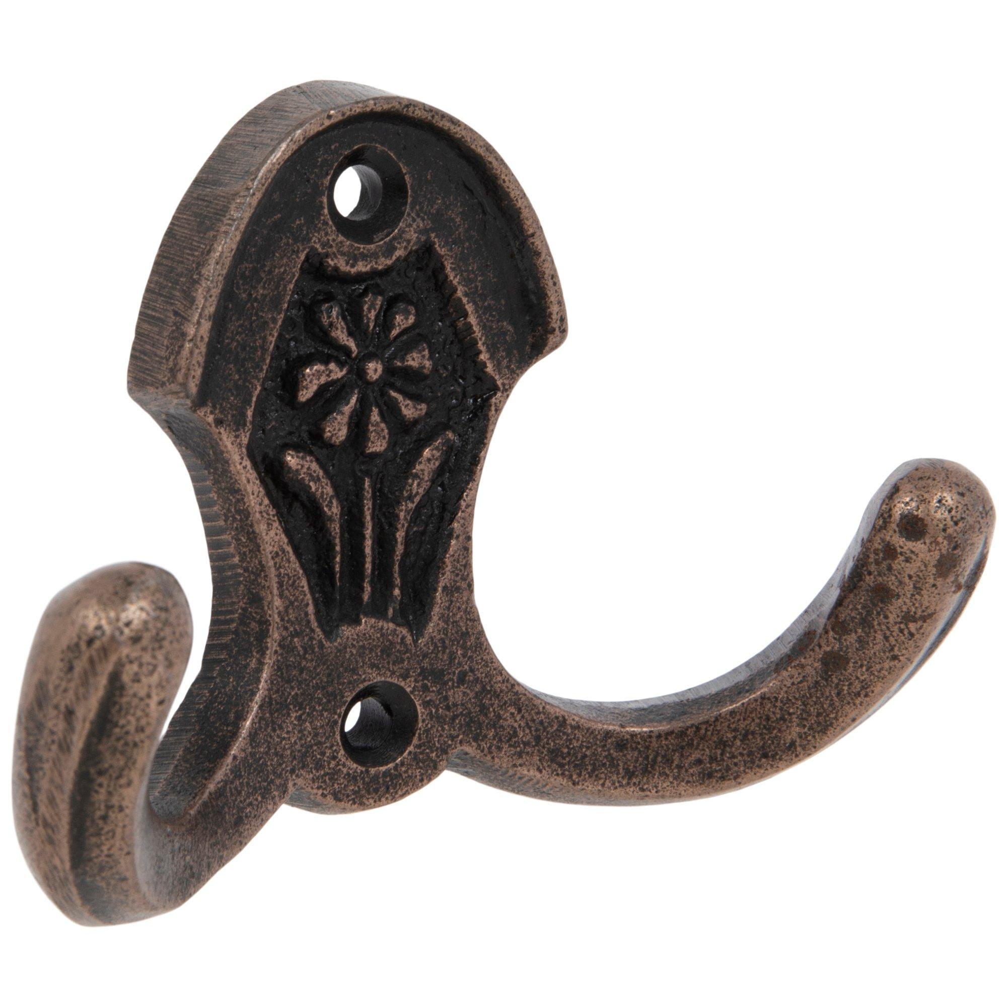 Bronze Carved Flower Double Metal Wall Hook Hobby Lobby 2242303