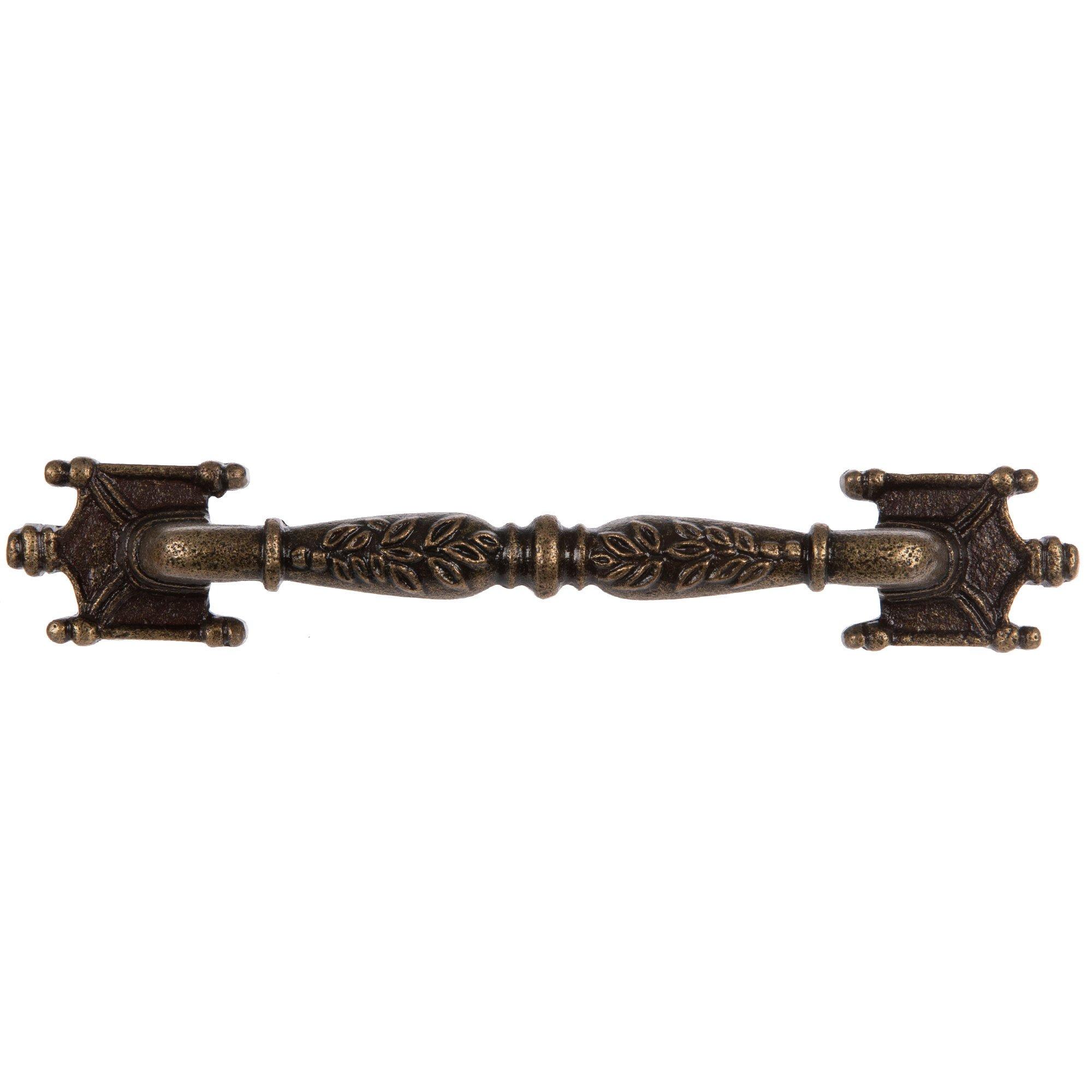 Antique Bronze Carved Leaves Metal Pull Hobby Lobby 2242360