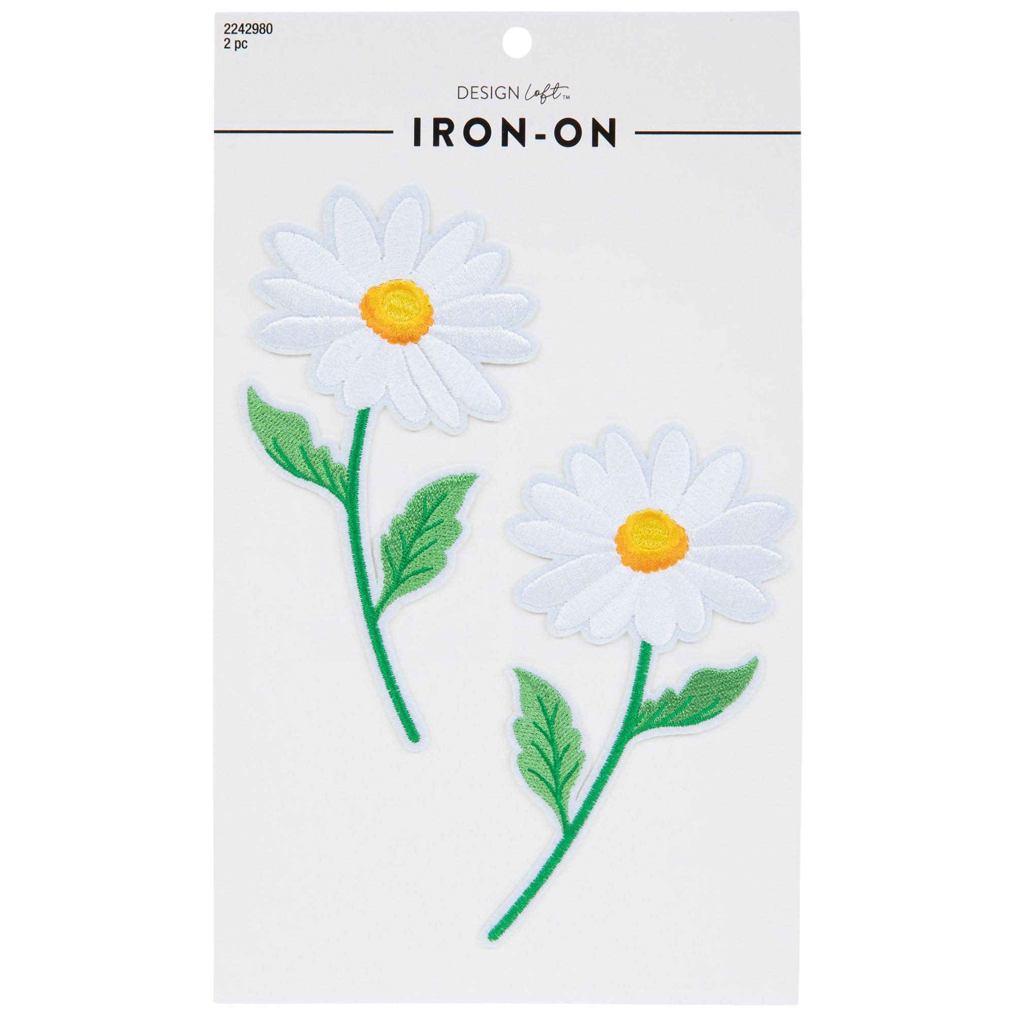 Daisy Iron On Patches, Flower for Embroidery, Sewing (1.8 x 1.8 in, 12  Pack), PACK - Kroger