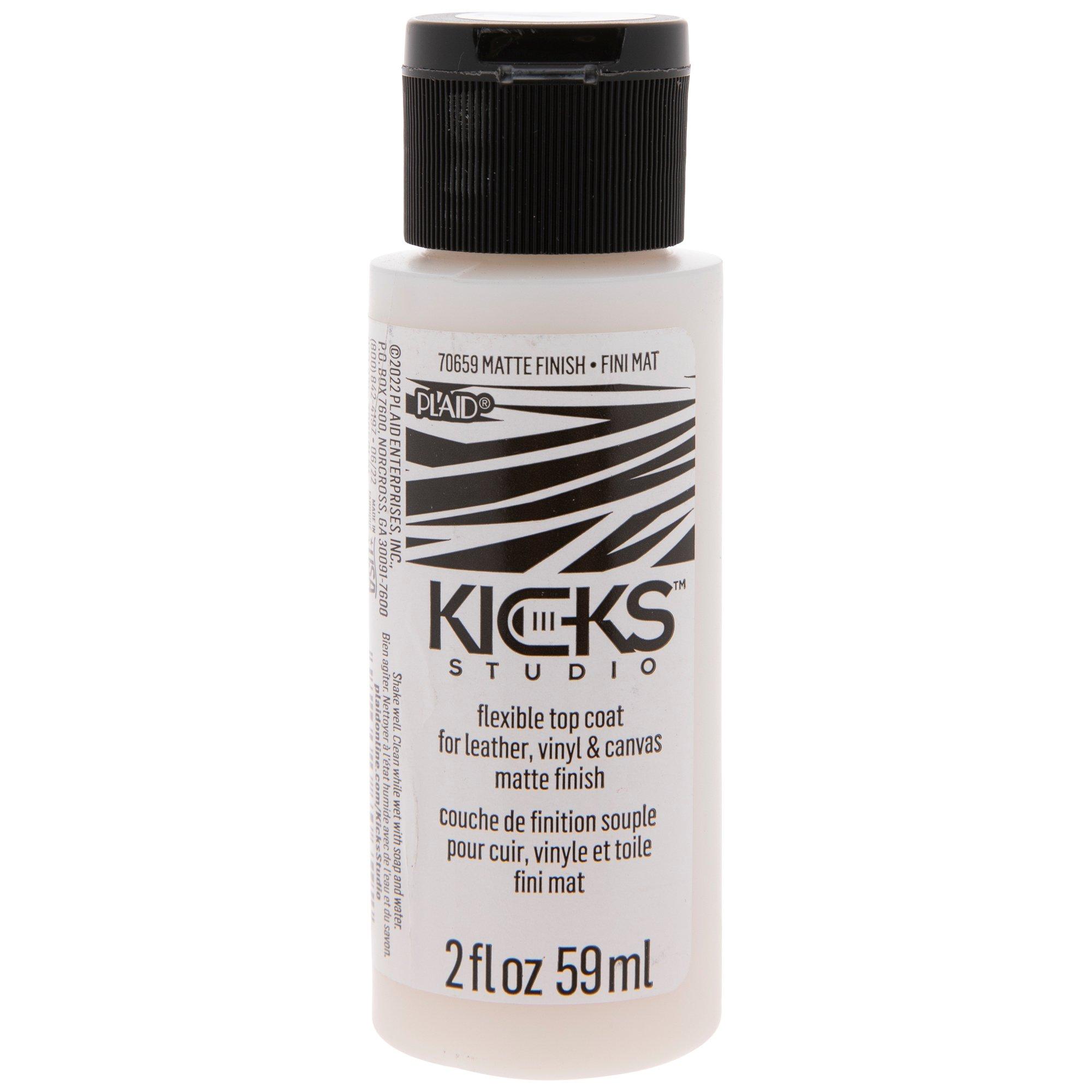 Kicks Studio, Orange 2 fl oz Acrylic Leather Paint for Sneakers and Other  DIY Arts & Crafts Surfaces, 70626 Art_and_Craft_Supply