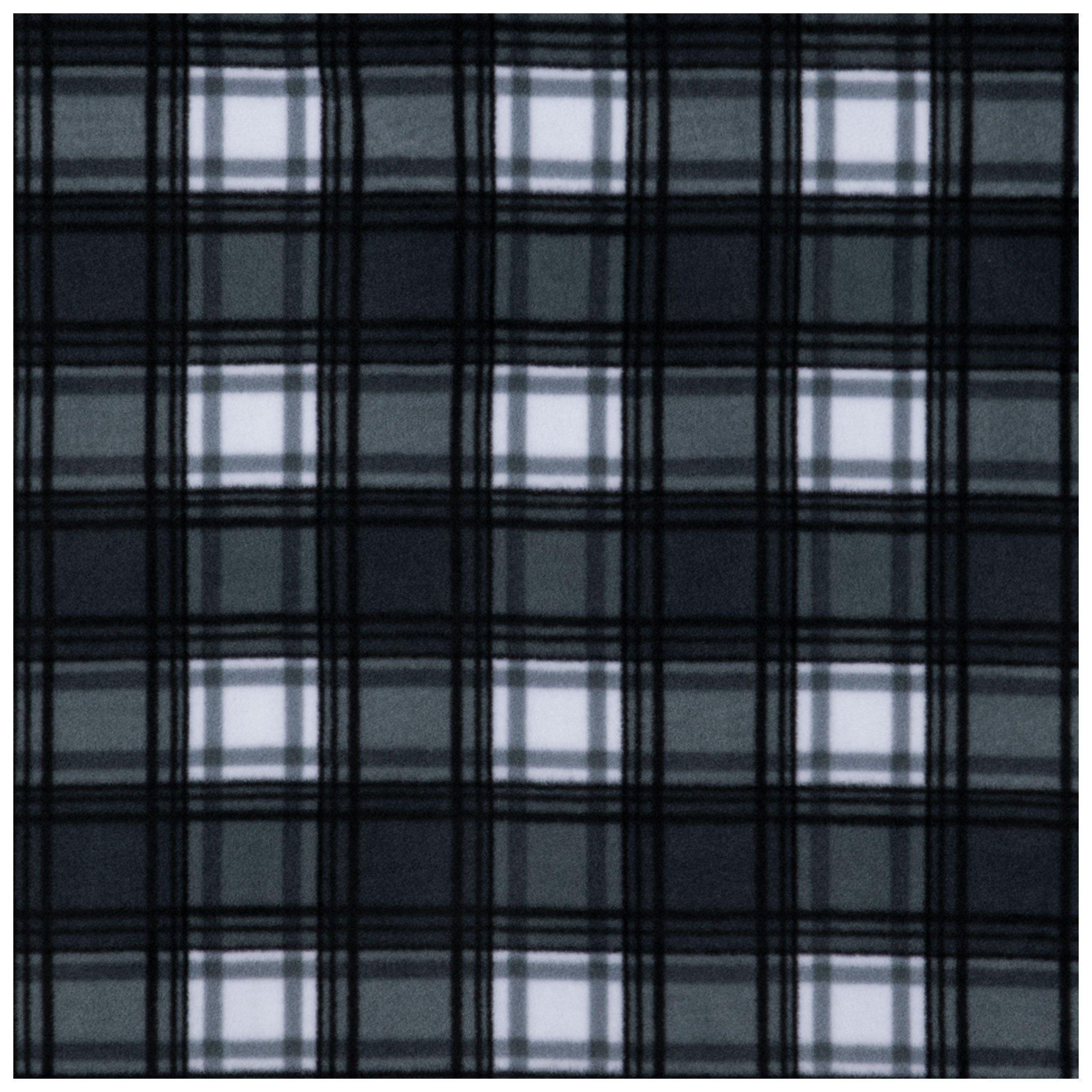 Black & White Plaid Fleece Fabric | Hobby Lobby | 2243780