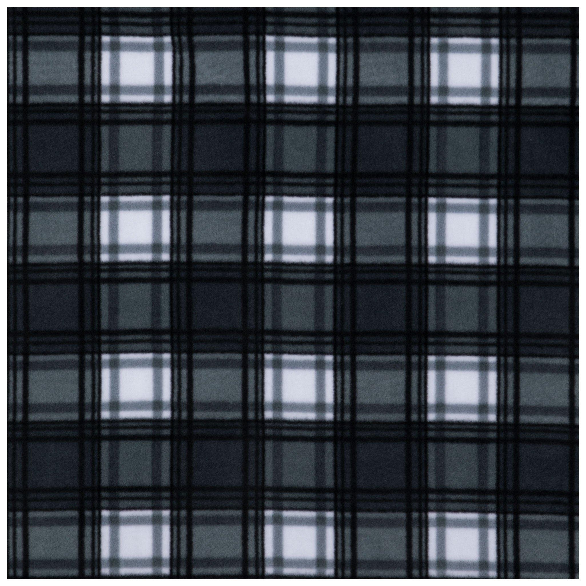 Black & White Plaid Fleece Fabric Hobby Lobby 2243780