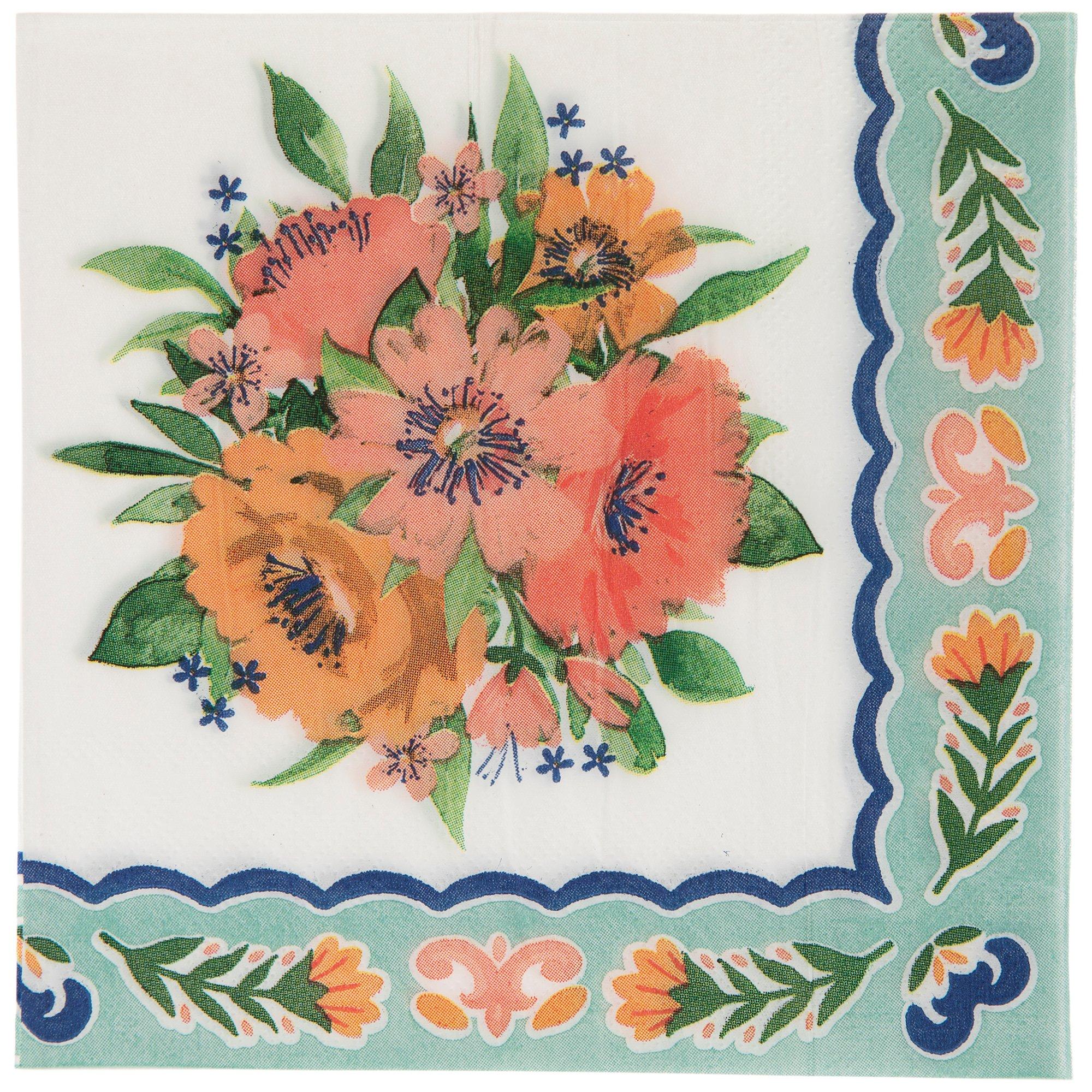 Boho Floral Paper Plates - Large, Hobby Lobby