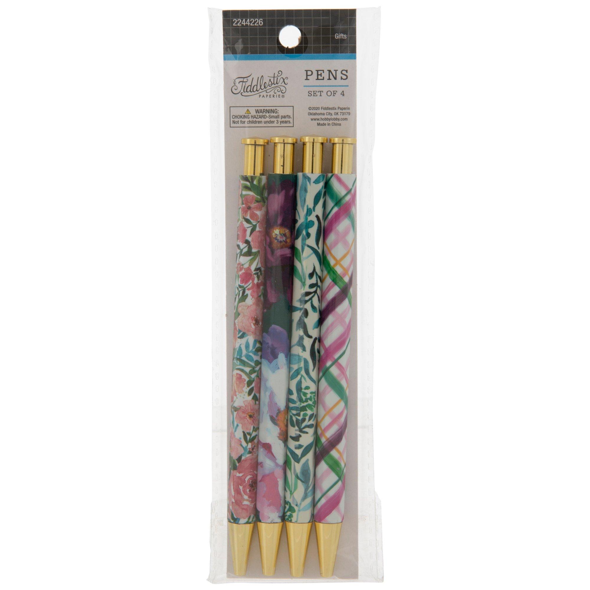 Gold Tip Floral Pens 4 Piece Set Hobby Lobby 2244226