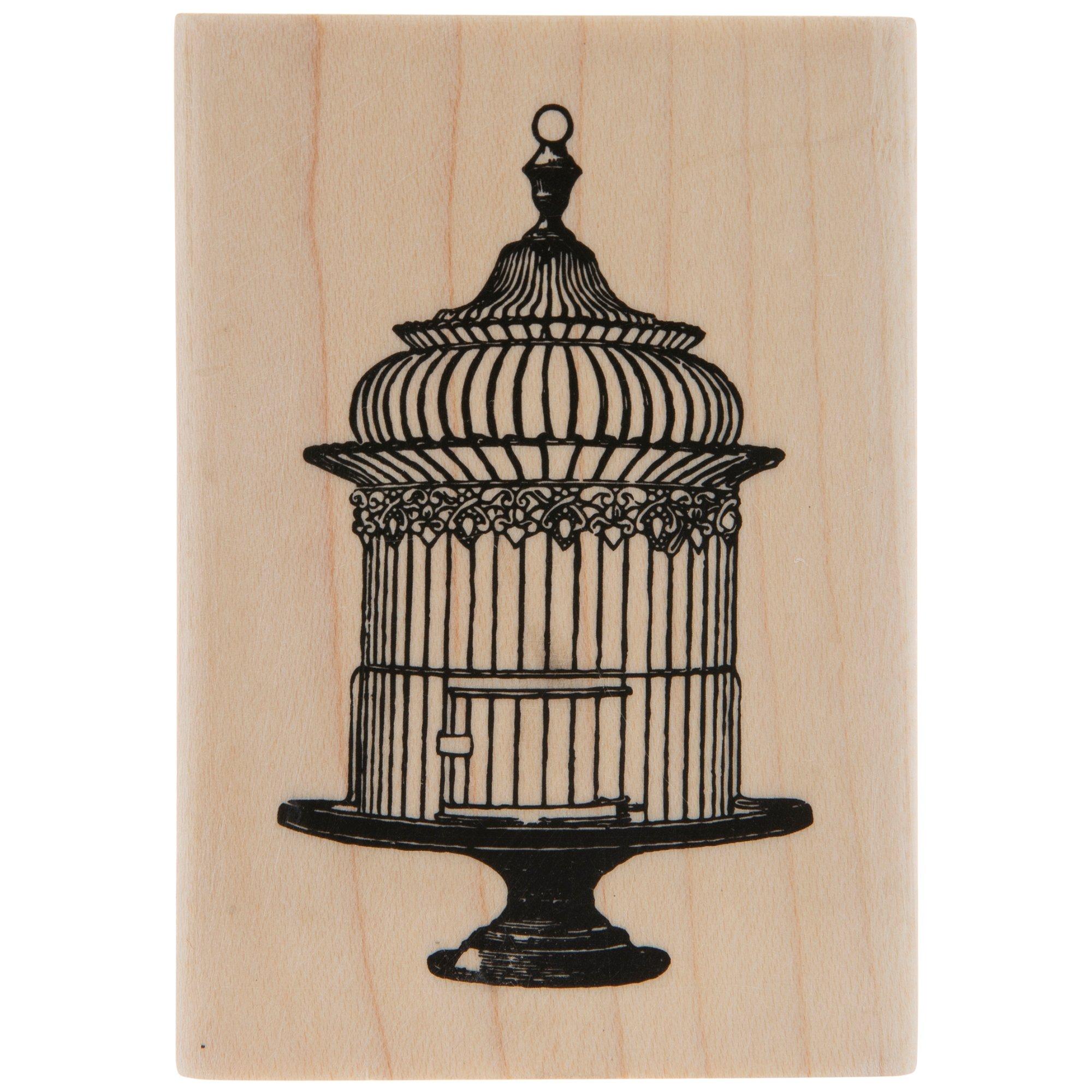 Bird Cage Rubber Stamp Hobby Lobby 2244457