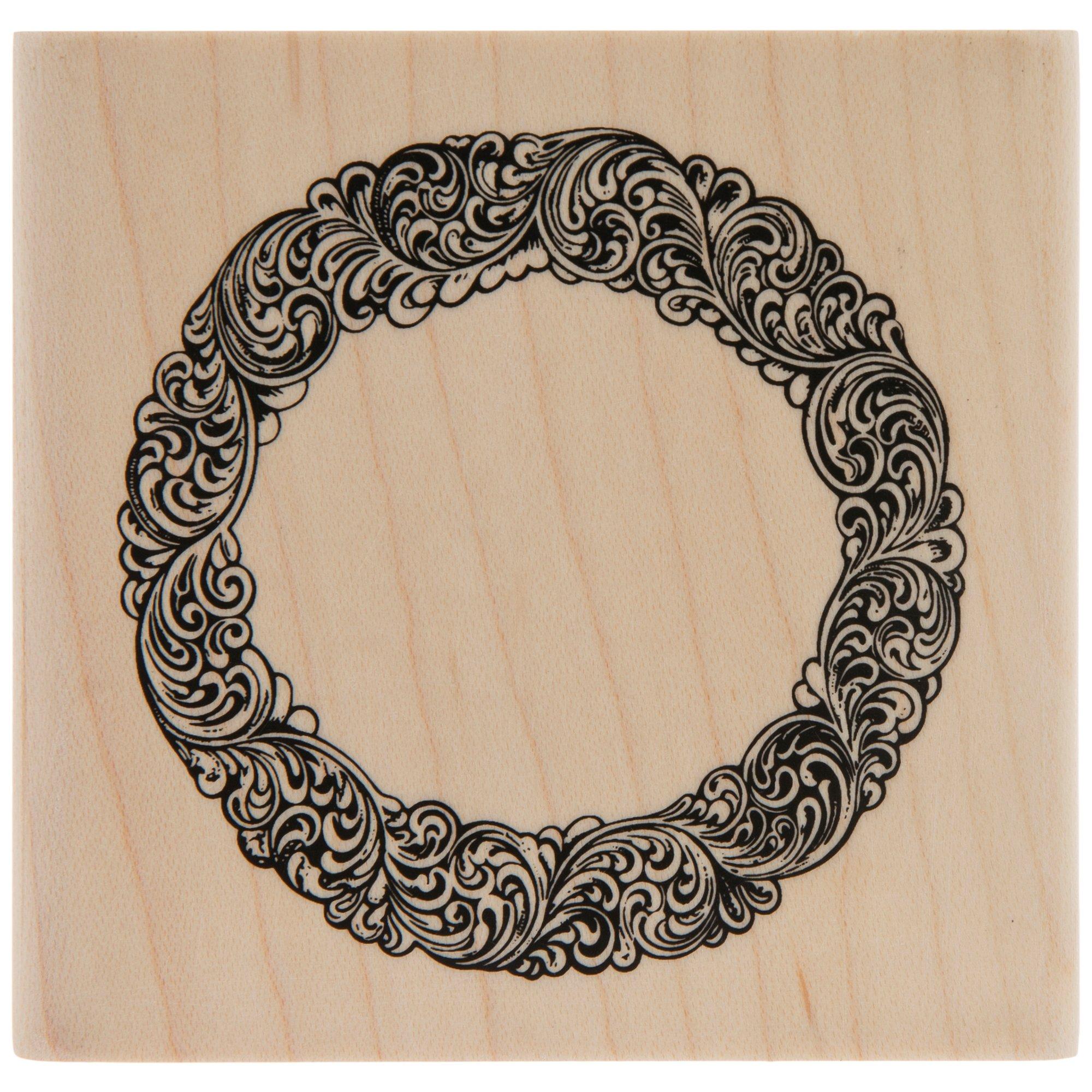 Ornate Circle Rubber Stamp Hobby Lobby 2244515