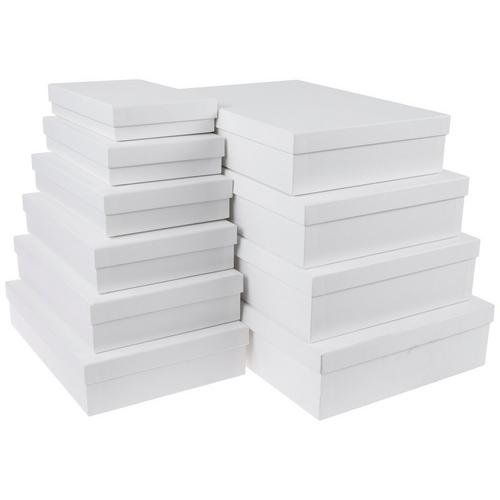 White Rectangle Nested Boxes