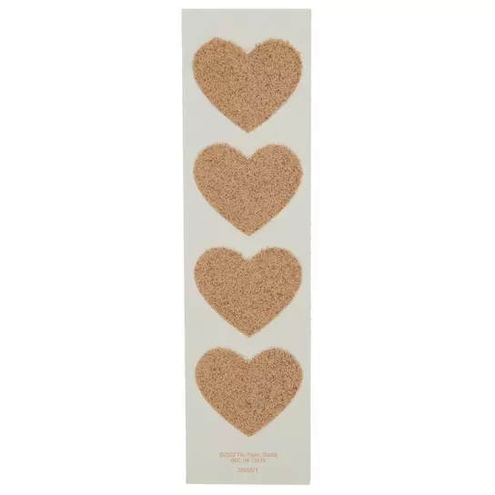 Rose Gold Glitter Heart Envelope Seals, Hobby Lobby