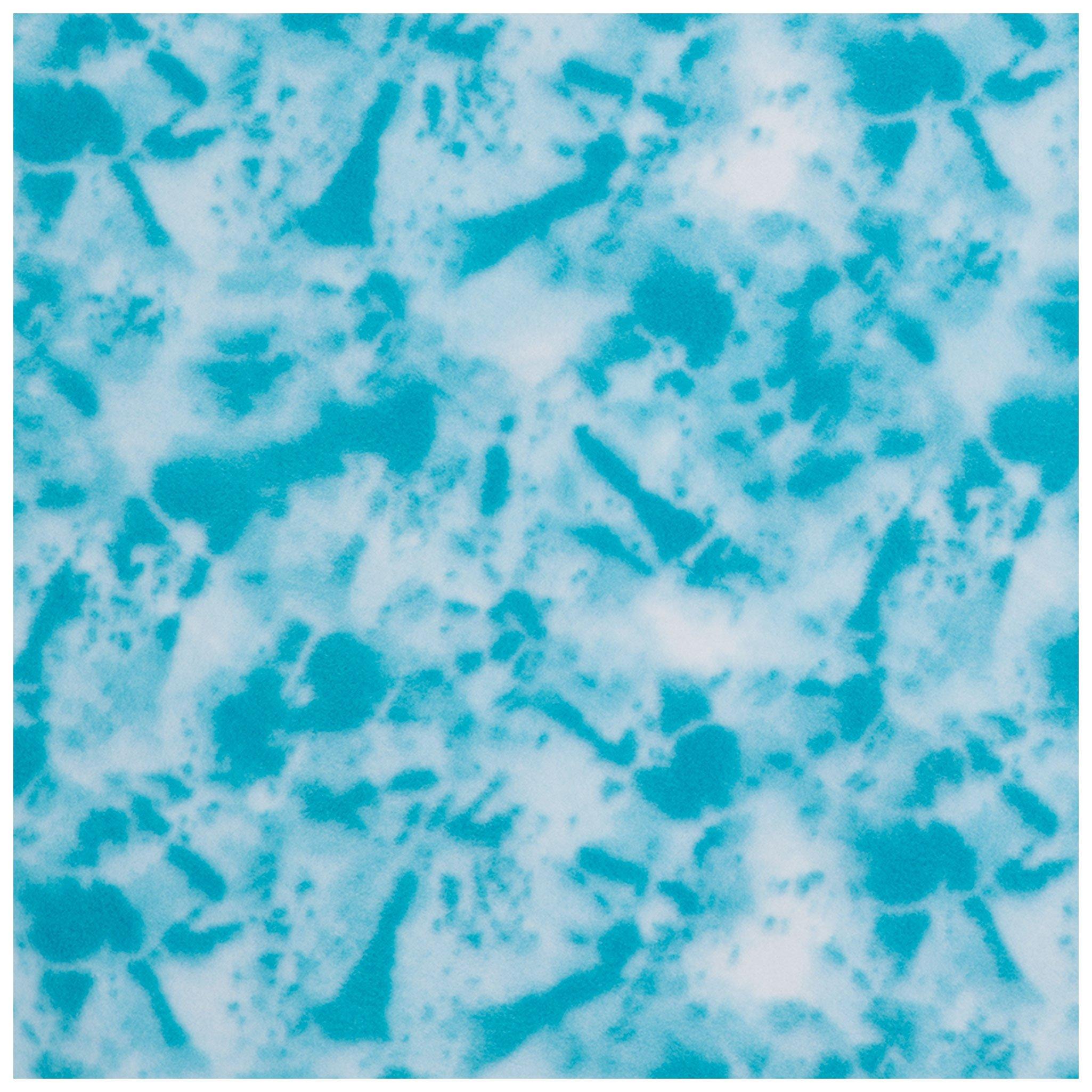 Turquoise Tie Dye Fleece Fabric Hobby Lobby 2245405