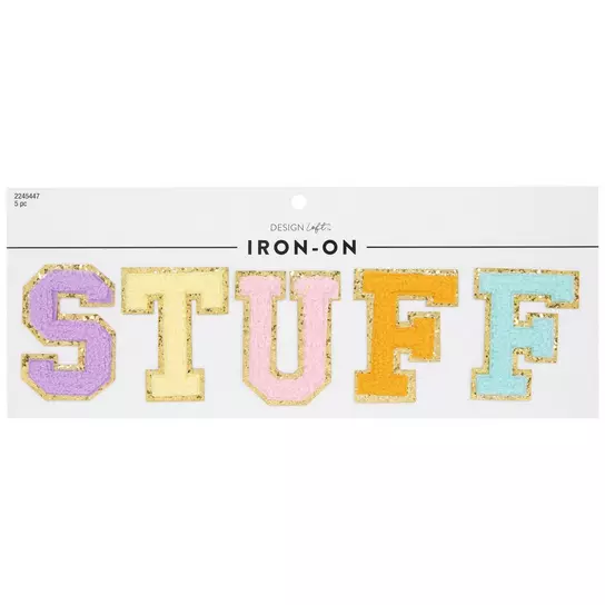 Snacks Chenille Iron-On Patches, Hobby Lobby