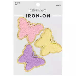 Pink Glitter Barbie Silhouette Iron-On Patch, Hobby Lobby