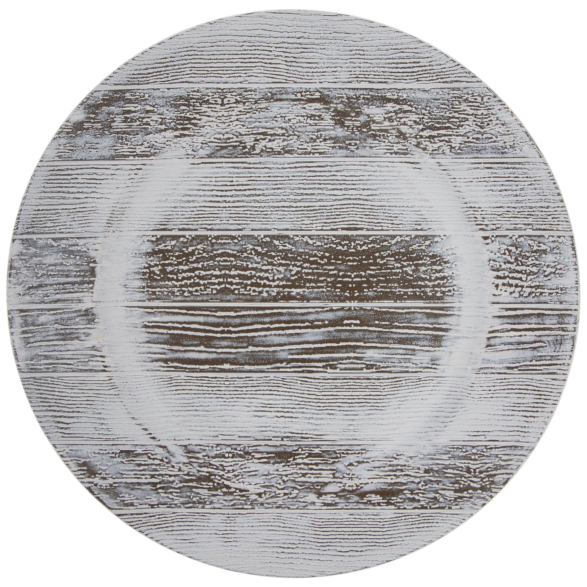 White Wood Grain Charger Plate Hobby Lobby 2245470