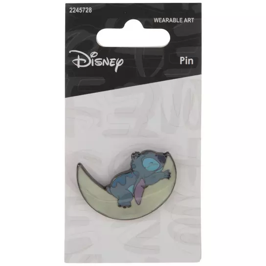 Disney Stitch On Moon Enamel Pin, Hobby Lobby