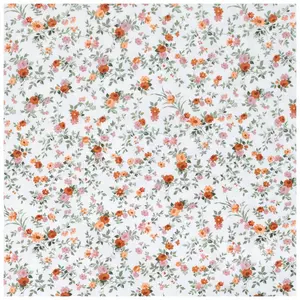 Emily Floral Cotton Calico Fabric
