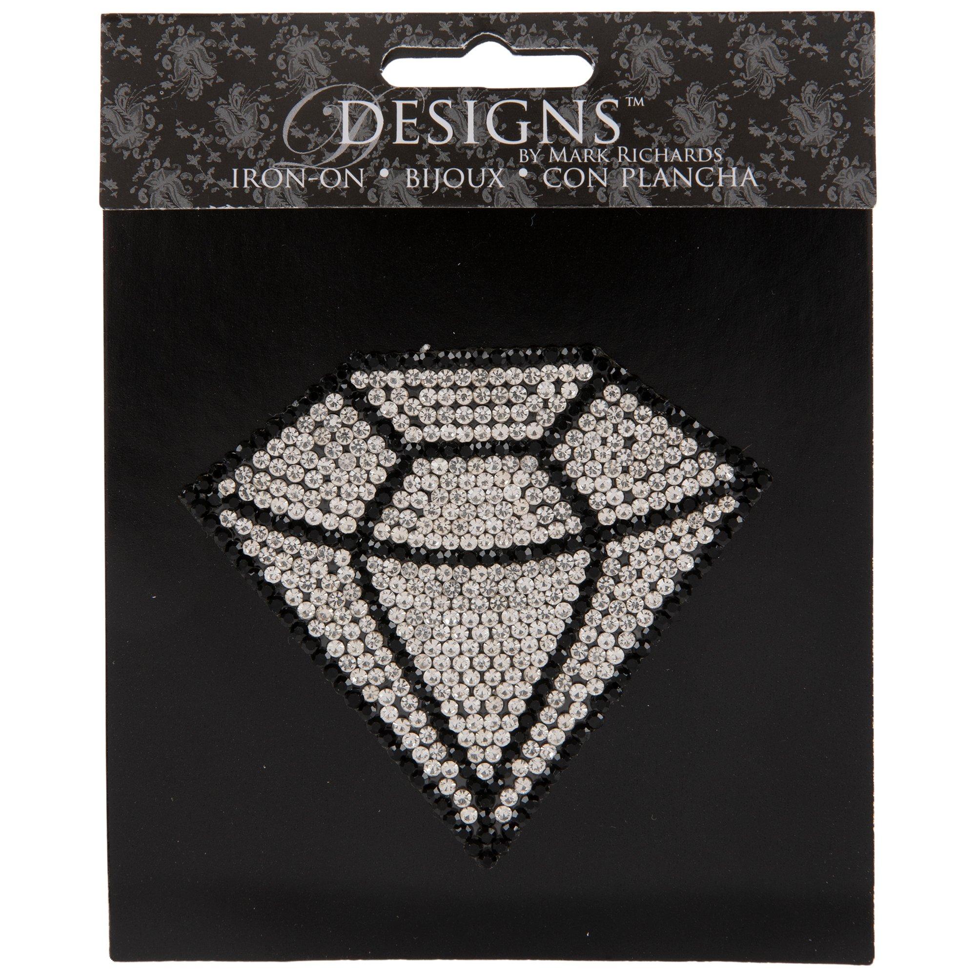 Supply custom rhinestone iron on patches for clothing