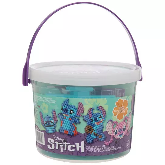 Disney Stitch Perler Bead Bucket, Hobby Lobby