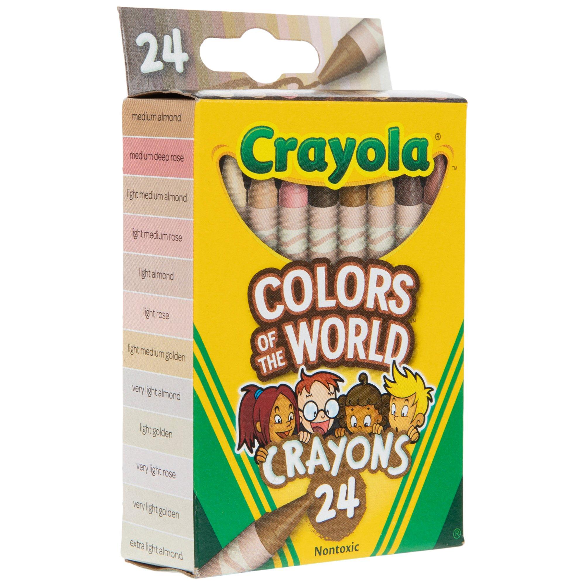 Crayola Colors Of The World Crayons - 24 Pieces