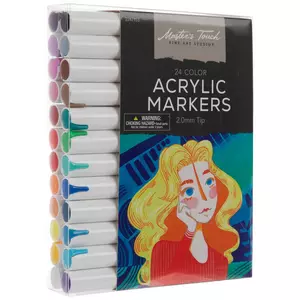 Master's Touch Acrylic Markers - 24 Piece Set